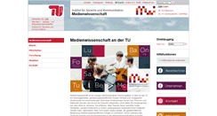 Desktop Screenshot of medienwissenschaft.tu-berlin.de