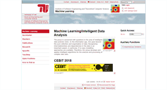 Desktop Screenshot of ml.tu-berlin.de