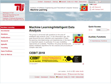 Tablet Screenshot of ml.tu-berlin.de