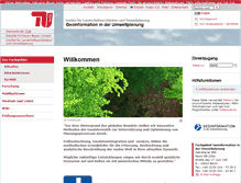 Tablet Screenshot of geoinformation.tu-berlin.de