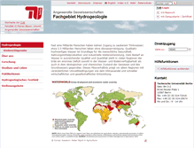 Tablet Screenshot of hydrogeologie.tu-berlin.de