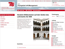 Tablet Screenshot of ikm.tu-berlin.de
