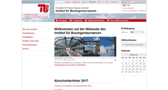 Desktop Screenshot of bau.tu-berlin.de