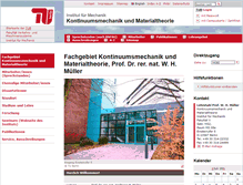 Tablet Screenshot of lkm.tu-berlin.de