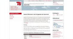 Desktop Screenshot of geschichte.tu-berlin.de