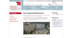 Desktop Screenshot of medtech.tu-berlin.de