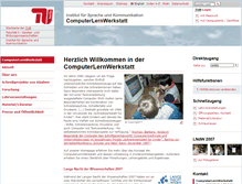 Tablet Screenshot of clw.tu-berlin.de