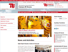 Tablet Screenshot of campus-elgouna.tu-berlin.de