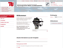 Tablet Screenshot of nmm.tu-berlin.de