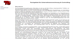 Desktop Screenshot of controlling.tu-berlin.de