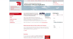 Desktop Screenshot of aipa.tu-berlin.de