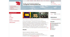 Desktop Screenshot of pe.tu-berlin.de