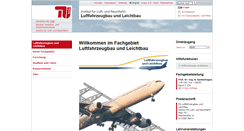 Desktop Screenshot of luftbau.tu-berlin.de