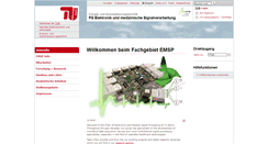 Desktop Screenshot of emsp.tu-berlin.de
