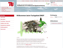 Tablet Screenshot of emsp.tu-berlin.de