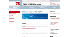 Desktop Screenshot of planen-bauen-umwelt.tu-berlin.de