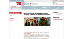 Desktop Screenshot of pm.tu-berlin.de