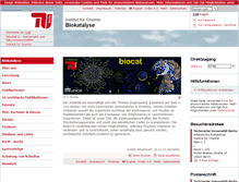 Tablet Screenshot of biocat.tu-berlin.de