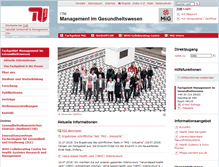 Tablet Screenshot of mig.tu-berlin.de