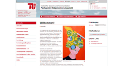 Desktop Screenshot of linguistik.tu-berlin.de