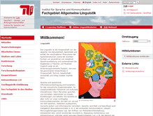 Tablet Screenshot of linguistik.tu-berlin.de