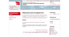 Desktop Screenshot of ets.tu-berlin.de