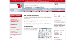 Desktop Screenshot of personalabteilung.tu-berlin.de