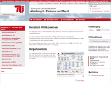 Tablet Screenshot of personalabteilung.tu-berlin.de