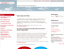 Tablet Screenshot of bzhl.tu-berlin.de