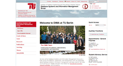 Desktop Screenshot of dima.tu-berlin.de