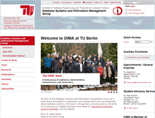 Tablet Screenshot of dima.tu-berlin.de