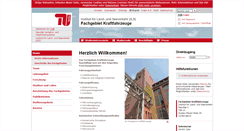 Desktop Screenshot of kfz.tu-berlin.de