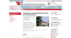 Desktop Screenshot of foodtech.tu-berlin.de
