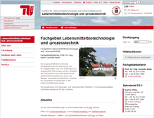 Tablet Screenshot of foodtech.tu-berlin.de