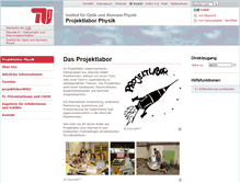 Tablet Screenshot of pl-physik.tu-berlin.de