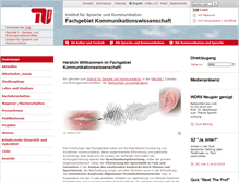 Tablet Screenshot of kw.tu-berlin.de