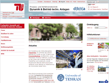 Tablet Screenshot of dbta.tu-berlin.de