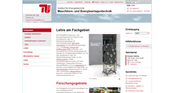 Desktop Screenshot of eta.tu-berlin.de