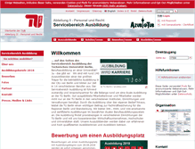 Tablet Screenshot of ab.tu-berlin.de
