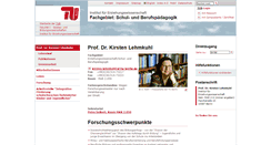 Desktop Screenshot of bpaed-ewi.tu-berlin.de