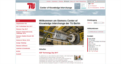 Desktop Screenshot of cki.tu-berlin.de