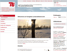Tablet Screenshot of landschaftsoekonomie.tu-berlin.de