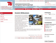 Tablet Screenshot of ingenieurgeologie.tu-berlin.de