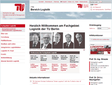 Tablet Screenshot of logistik.tu-berlin.de