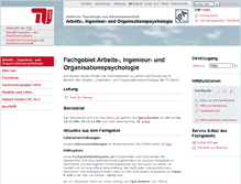 Tablet Screenshot of aio.tu-berlin.de