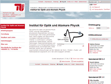 Tablet Screenshot of ioap.tu-berlin.de