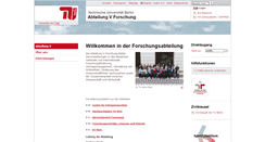 Desktop Screenshot of forschung.tu-berlin.de