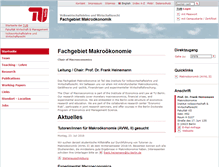 Tablet Screenshot of macroeconomics.tu-berlin.de
