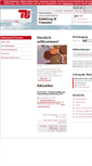 Mobile Screenshot of finanzen.tu-berlin.de