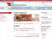 Tablet Screenshot of finanzen.tu-berlin.de